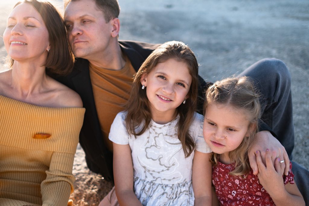 Family  session in Fall colors